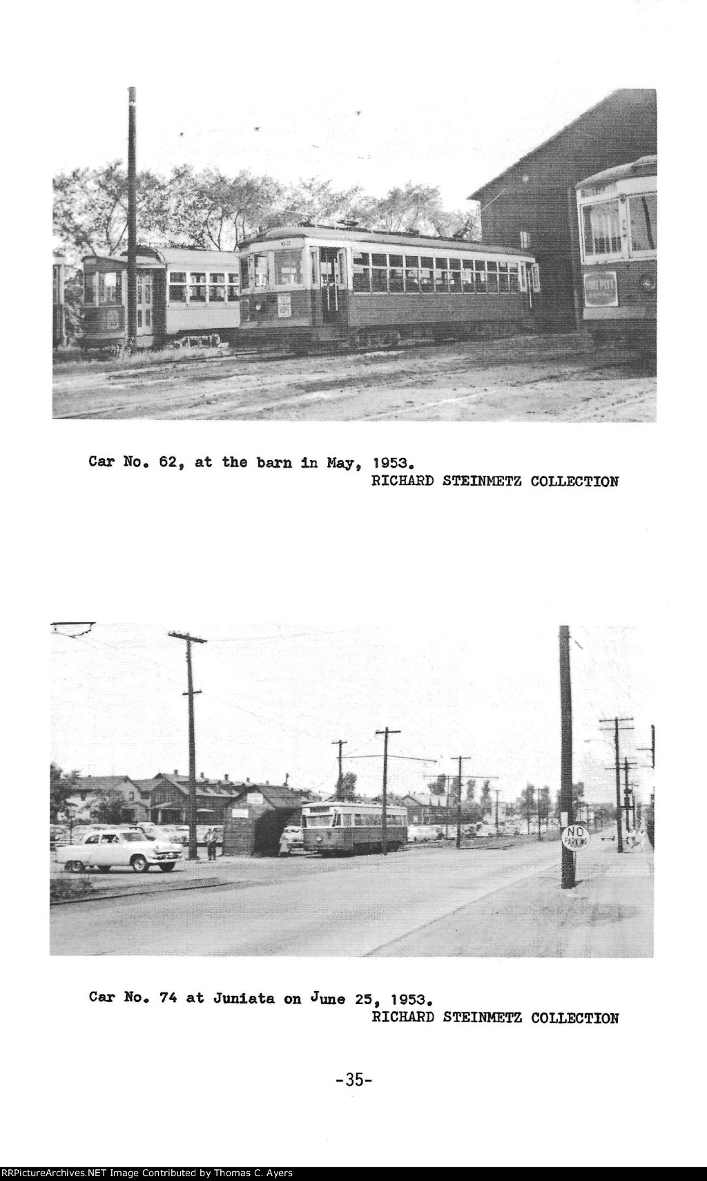 "Altoona's Trolleys," Page 35, 1980